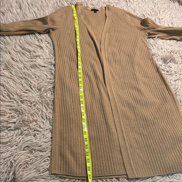Talbots Ribbed Duster Open Front Cardigan - Picture 10 of 11